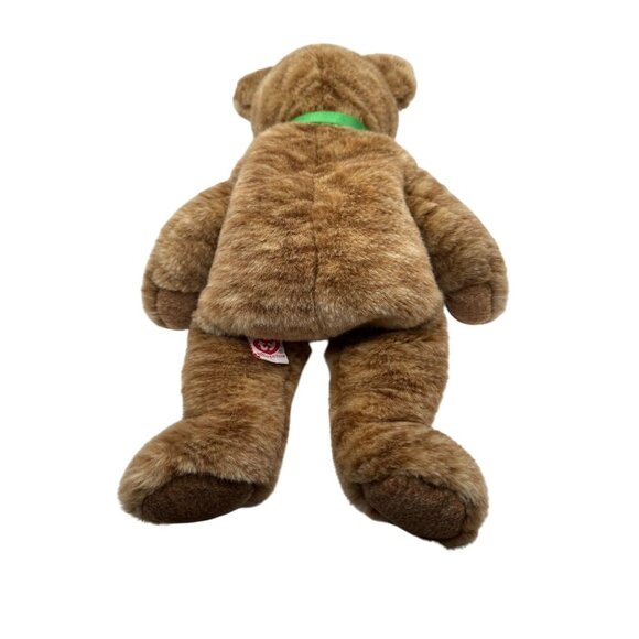 Ty Beanie Buddies 2002 Billionaire Bear With Dollar Sign Green Ribbon 100% Tylon - Picture 8 of 9